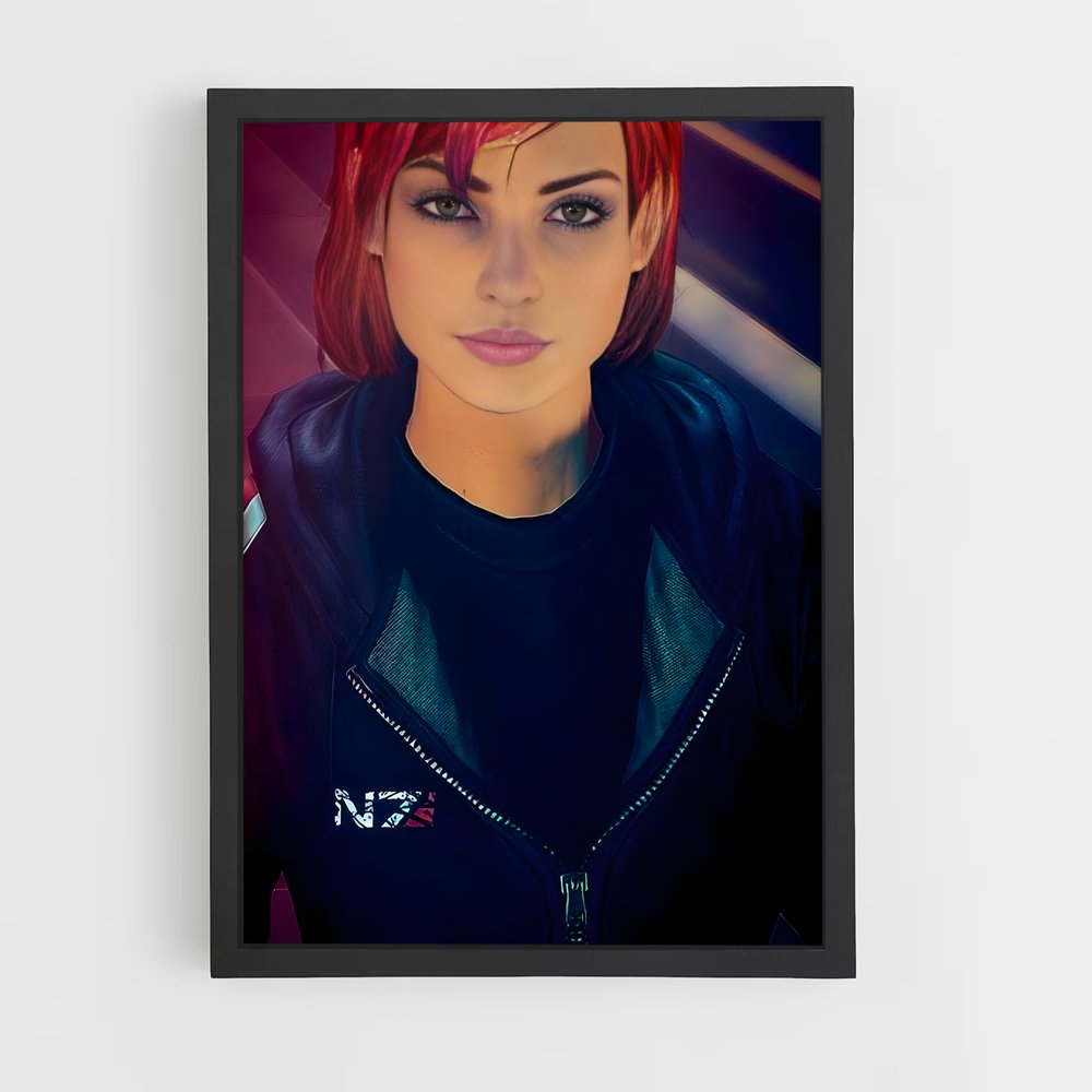 Poster Femme de l'Alliance – affiche Mass effect (vue 2)